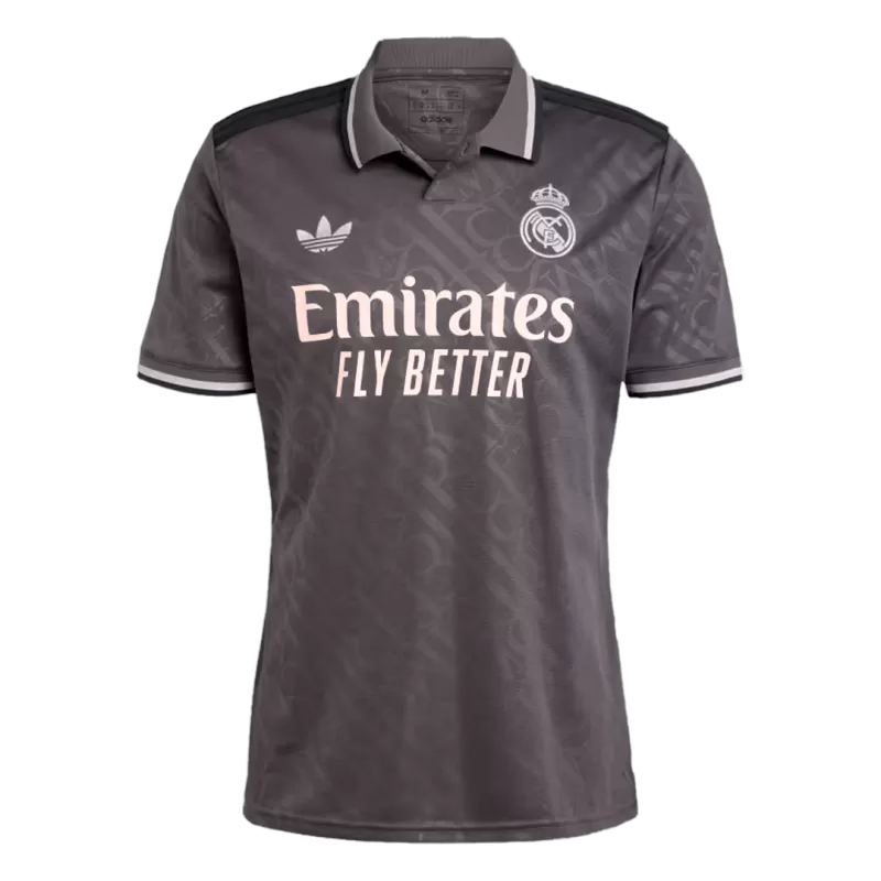 Real Madrid Maglia Terza Trasferta 2024/25 – Colore Nero-Grigio